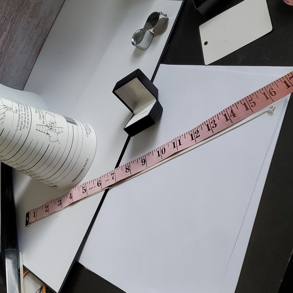 Solid Sterling Silver 925 Minimilaist Figaro Cuban Link Chain Necklace - Picture 3 of 4